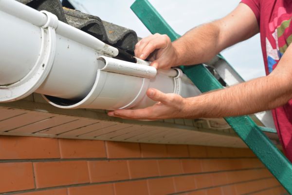 Large Gutter Repair in Palm Coast