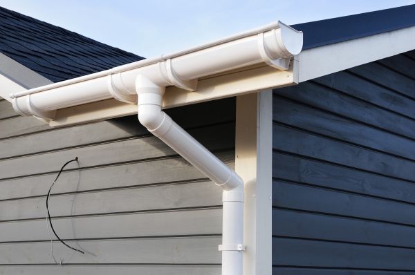 PVC Rain Gutter Installation in Palm Coast