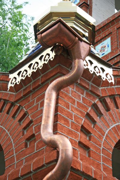 Church Downspout Installation in Palm Coast